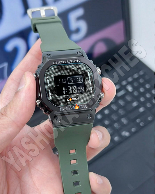 G-SH*CK 5600BB METAL BODY MILITARY PATTERN