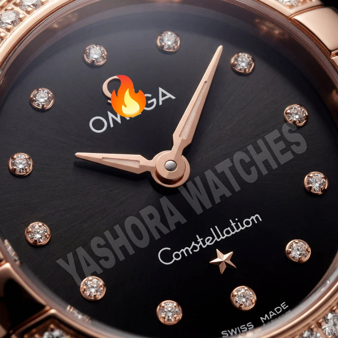Constellation Noir Leather – Rosé Diamond Edition
