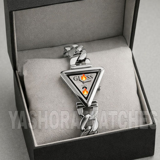 Gu*ss Silver Triangle dial