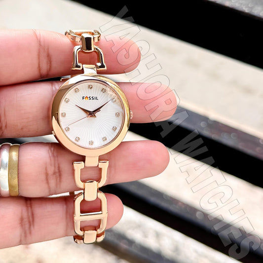 F*ssil Olive Collection White Rosegold ✨♥️