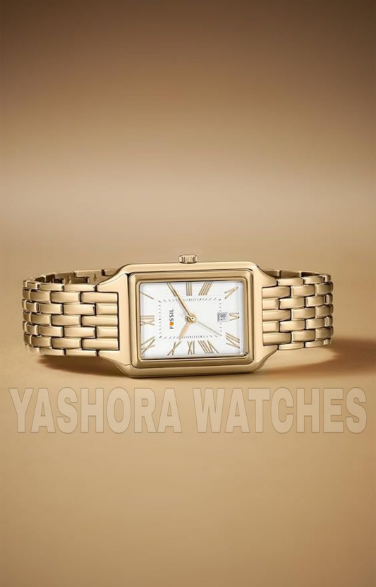 F*ssil-Rectangle-Gold-White