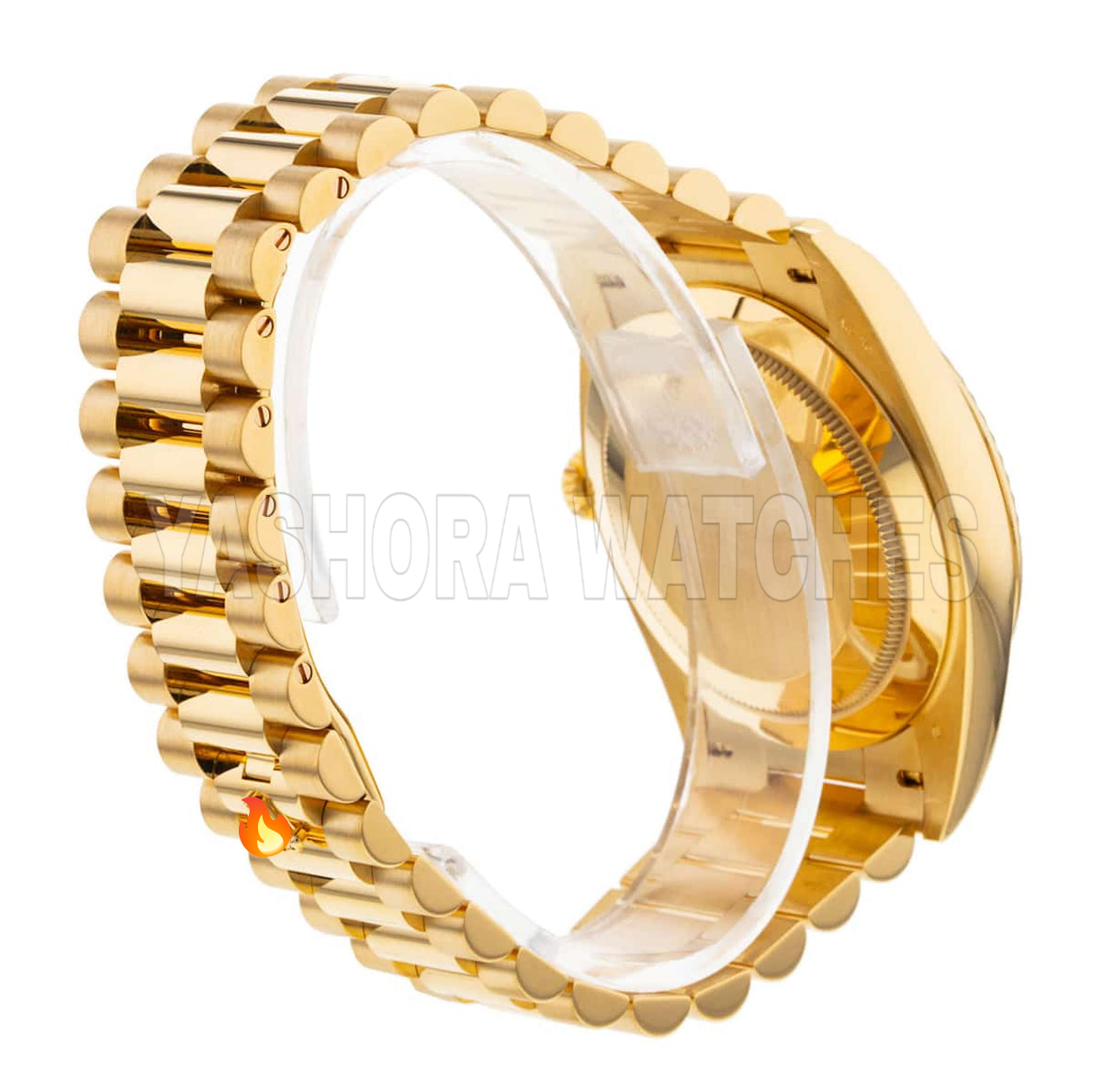 Rol*x Day-Date 41 228238 Fluted Bezel Gold DIAL