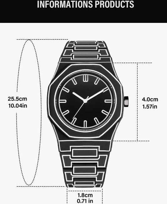 trending cartoon watch for men black
