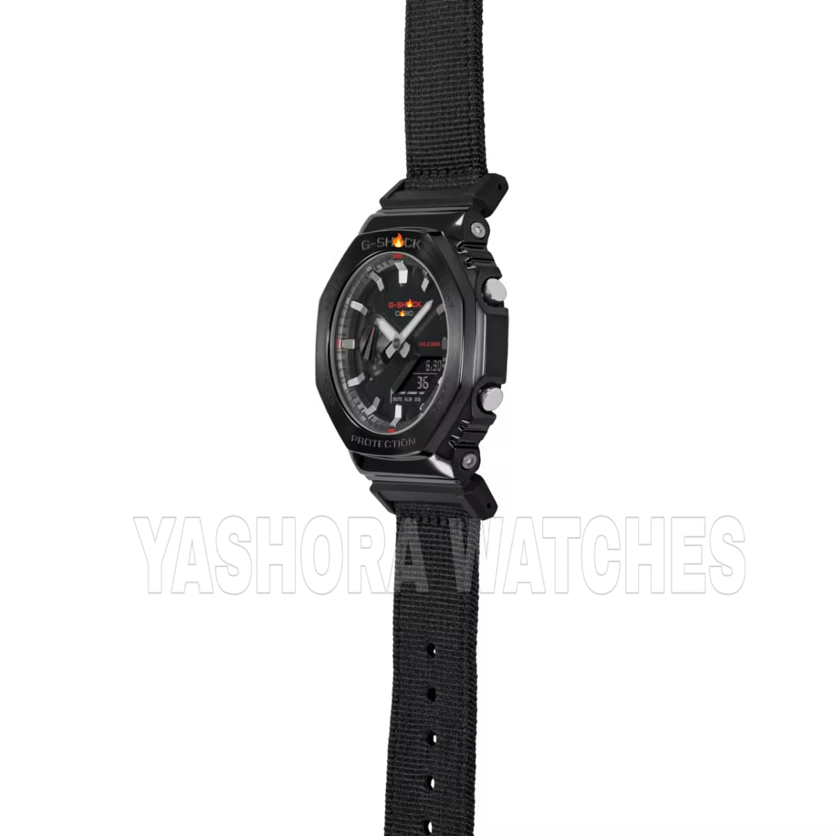 G-Sh*ck G1373 Metal Case & Cloth Strap Full Black