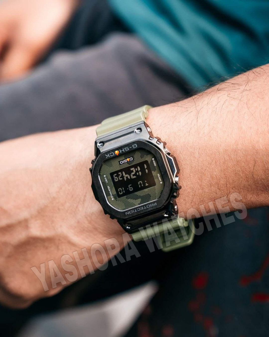 G-SH*CK 5600BB METAL BODY MILITARY PATTERN