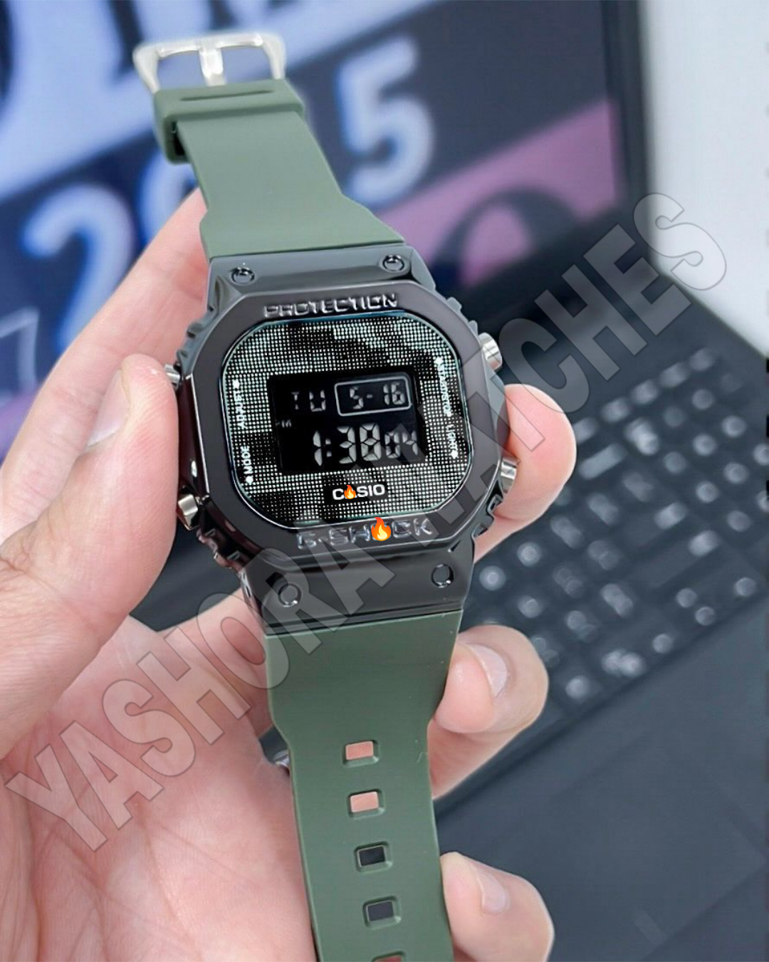 G-SH*CK 5600BB METAL BODY MILITARY PATTERN