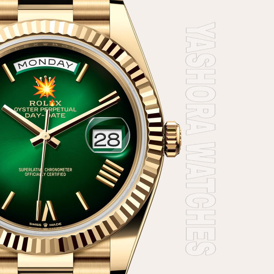 ROL*X Day-Date 41 GOLD GREEN