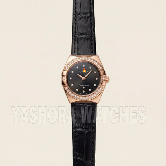 Constellation Noir Leather – Rosé Diamond Edition