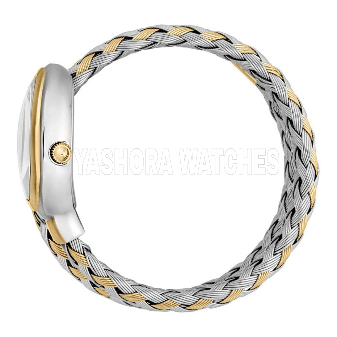 JUST C… Snack Watch TWO TONE GOLD WHITE