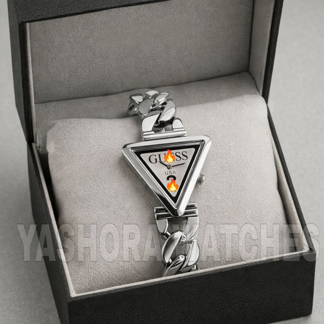 Gu*ss Silver Triangle dial