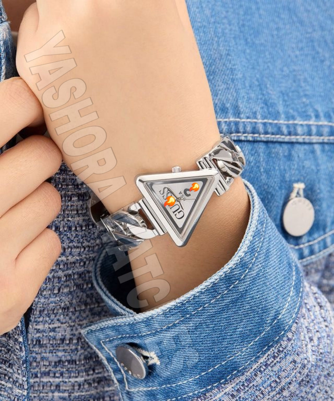 Gu*ss Silver Triangle dial