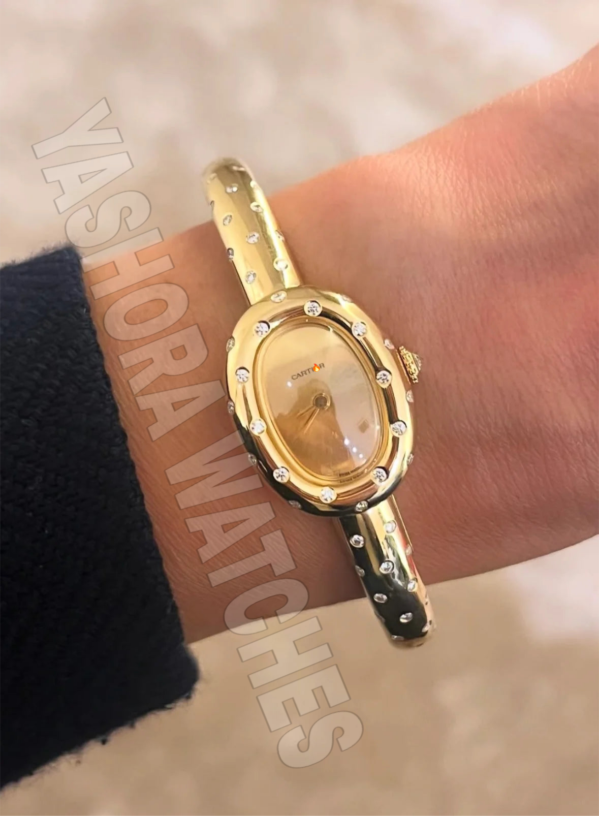 Cart*er Baignoire Gold Diamond Body