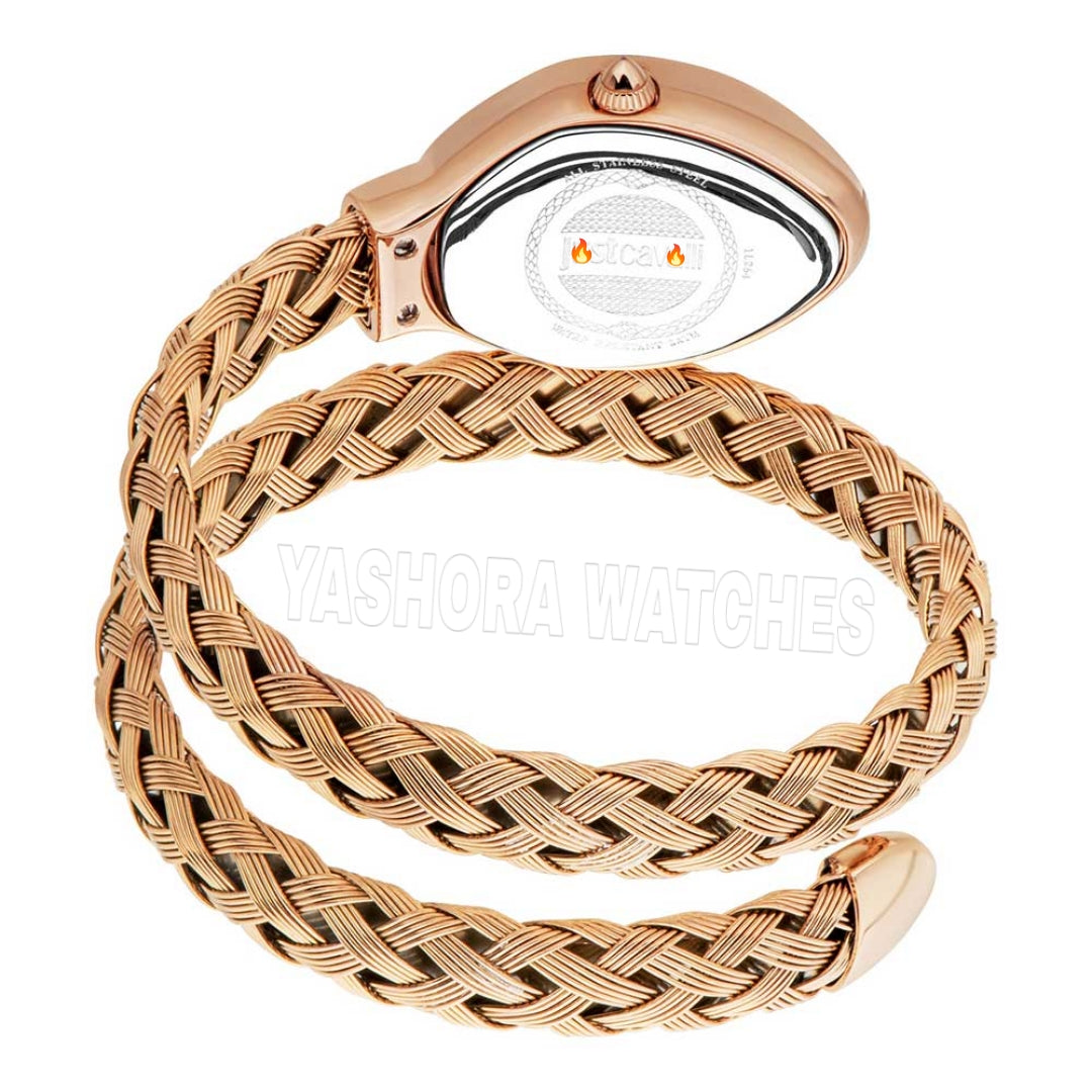 BVL J*** Cavali Analog Rosegold Green Dial