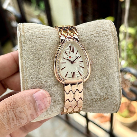 BVL*** SEREPENT SEDDURI ROSE GOLD WHITE