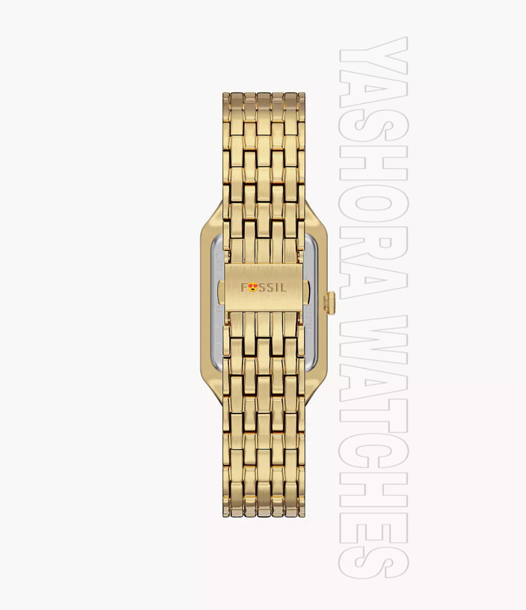 F*ssil-Rectangle-Two Tone Gold-White