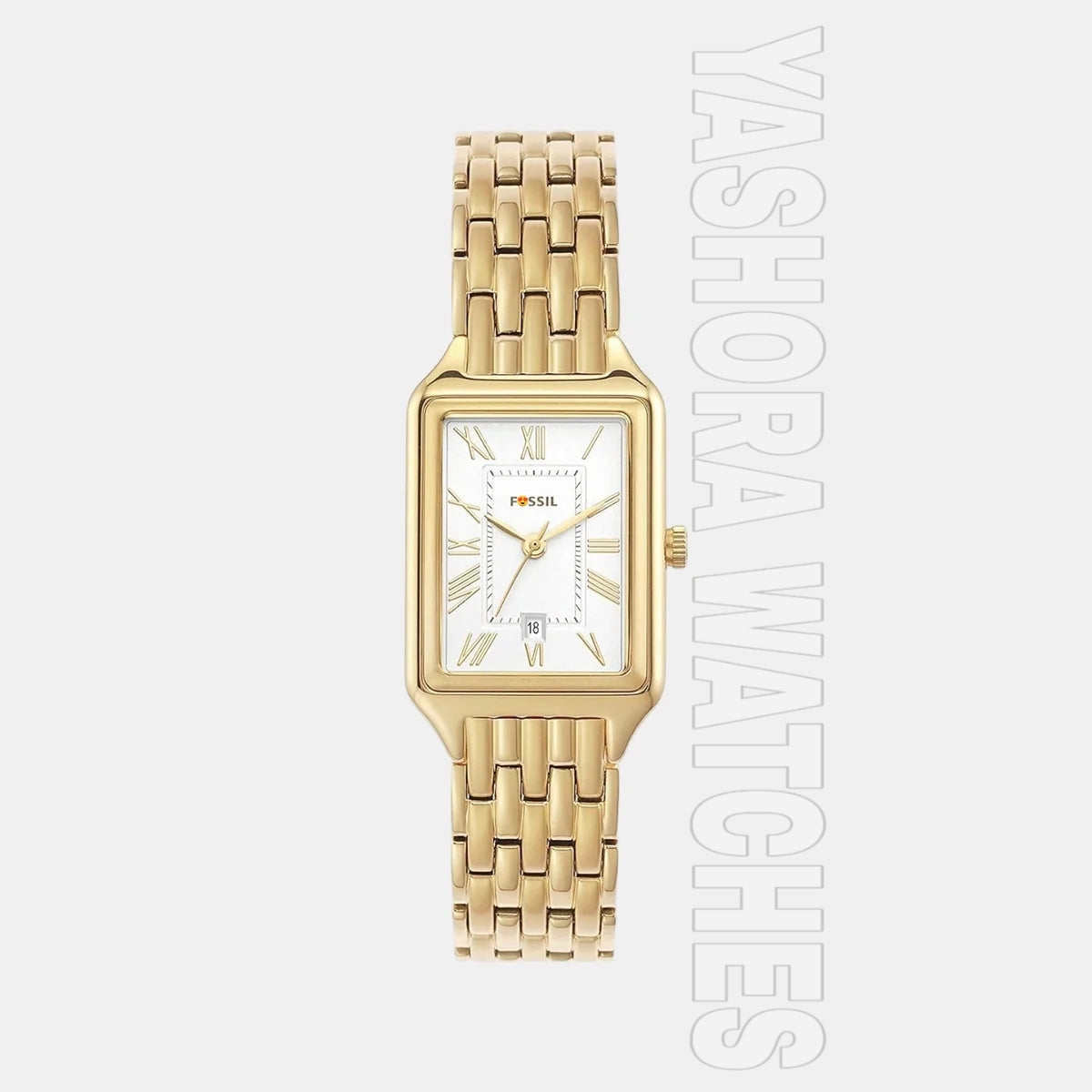F*ssil-Rectangle-Gold-White