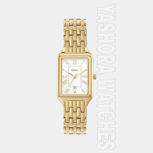 F*ssil-Rectangle-Gold-White