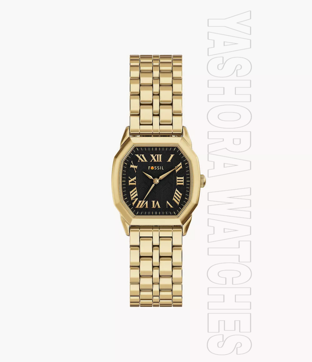 F*ssil Harlow Women Quartz Gold-Black