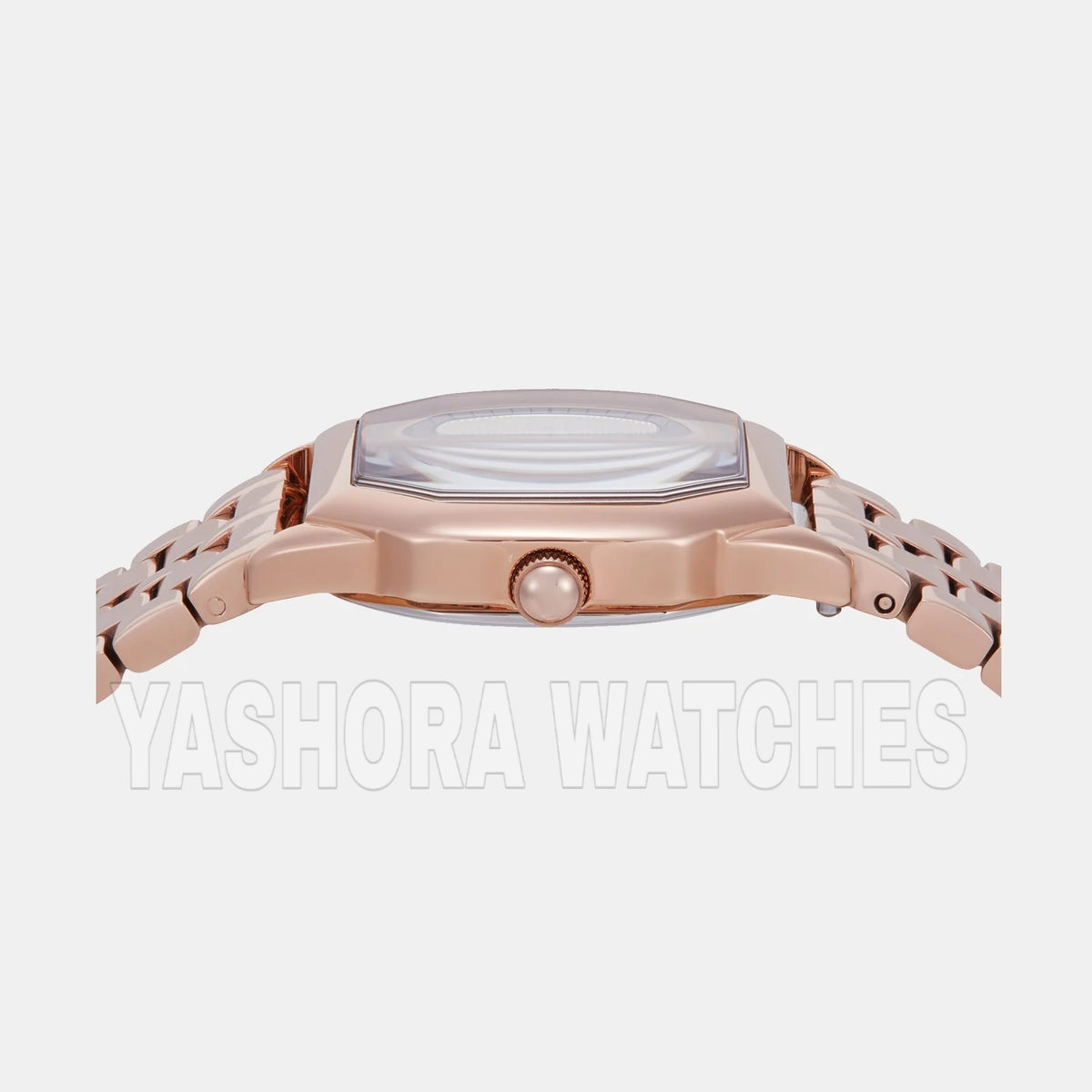 F*ssil Harlow Women Quartz Rose Gold-White