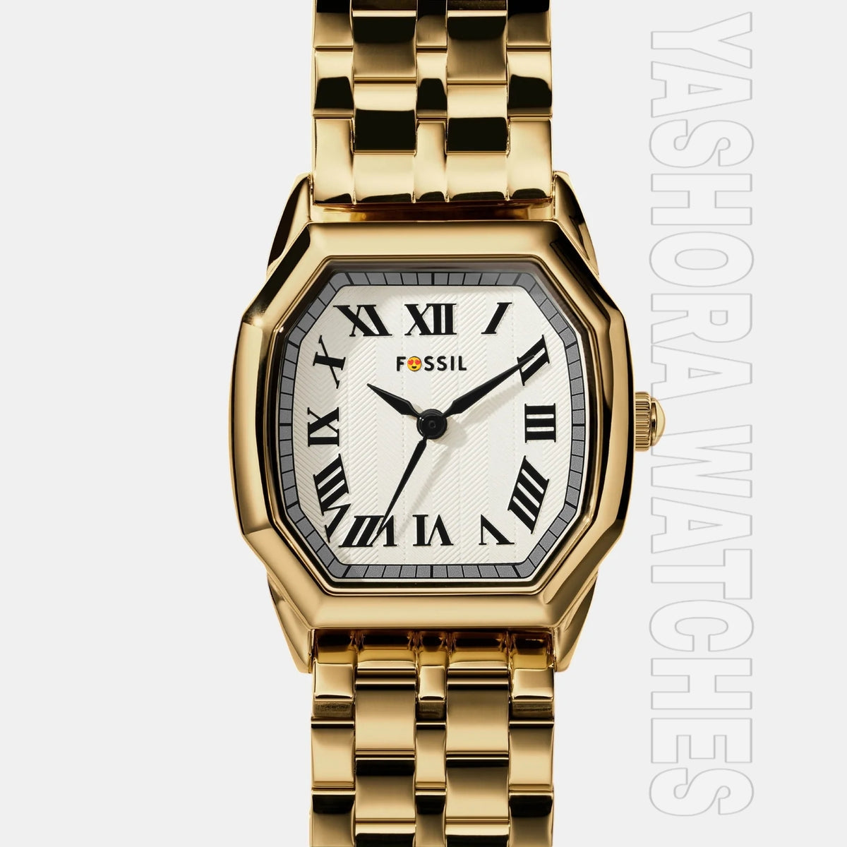 F*ssil Harlow Women Quartz Gold-White