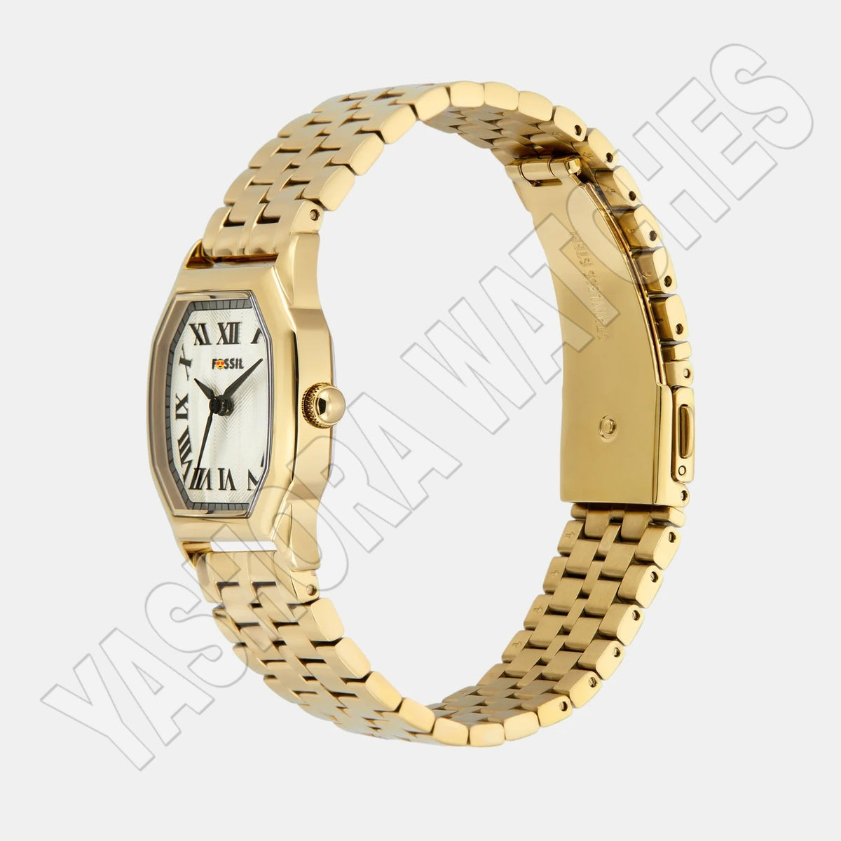 F*ssil Harlow Women Quartz Gold-White