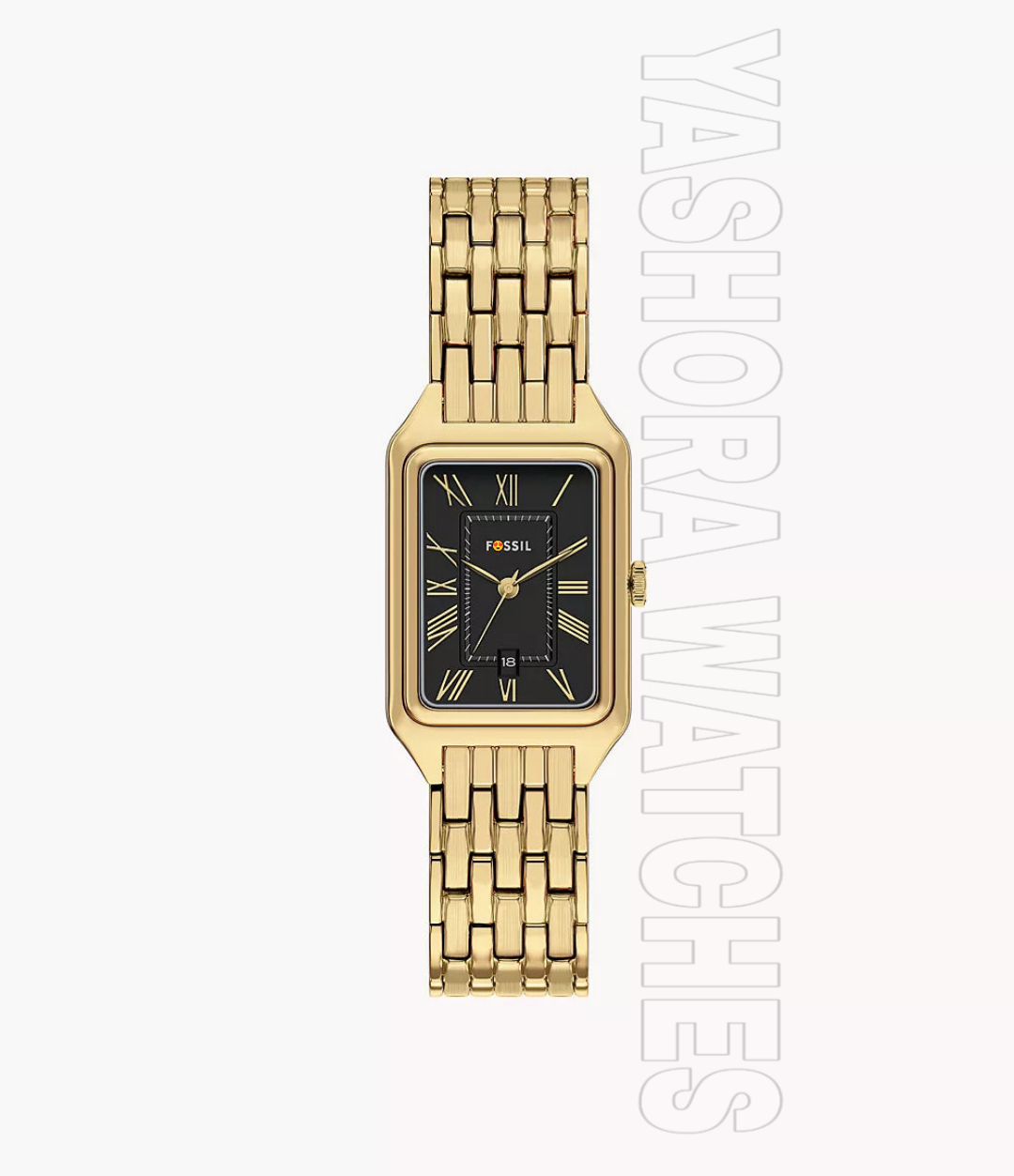 F*ssil-Rectangle-Gold-Black