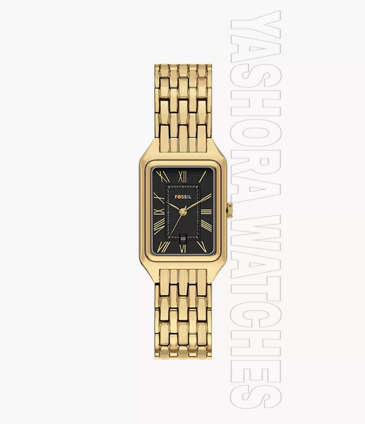 F*ssil-Rectangle-Gold-Black