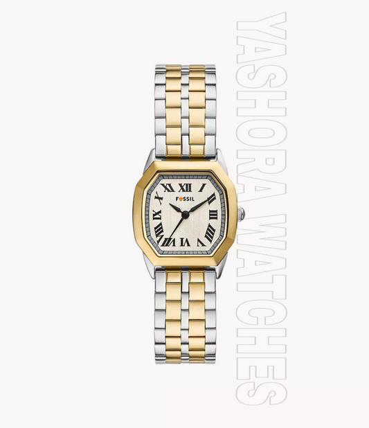 F*ssil Harlow Two-Tone Stainless Steel Watch