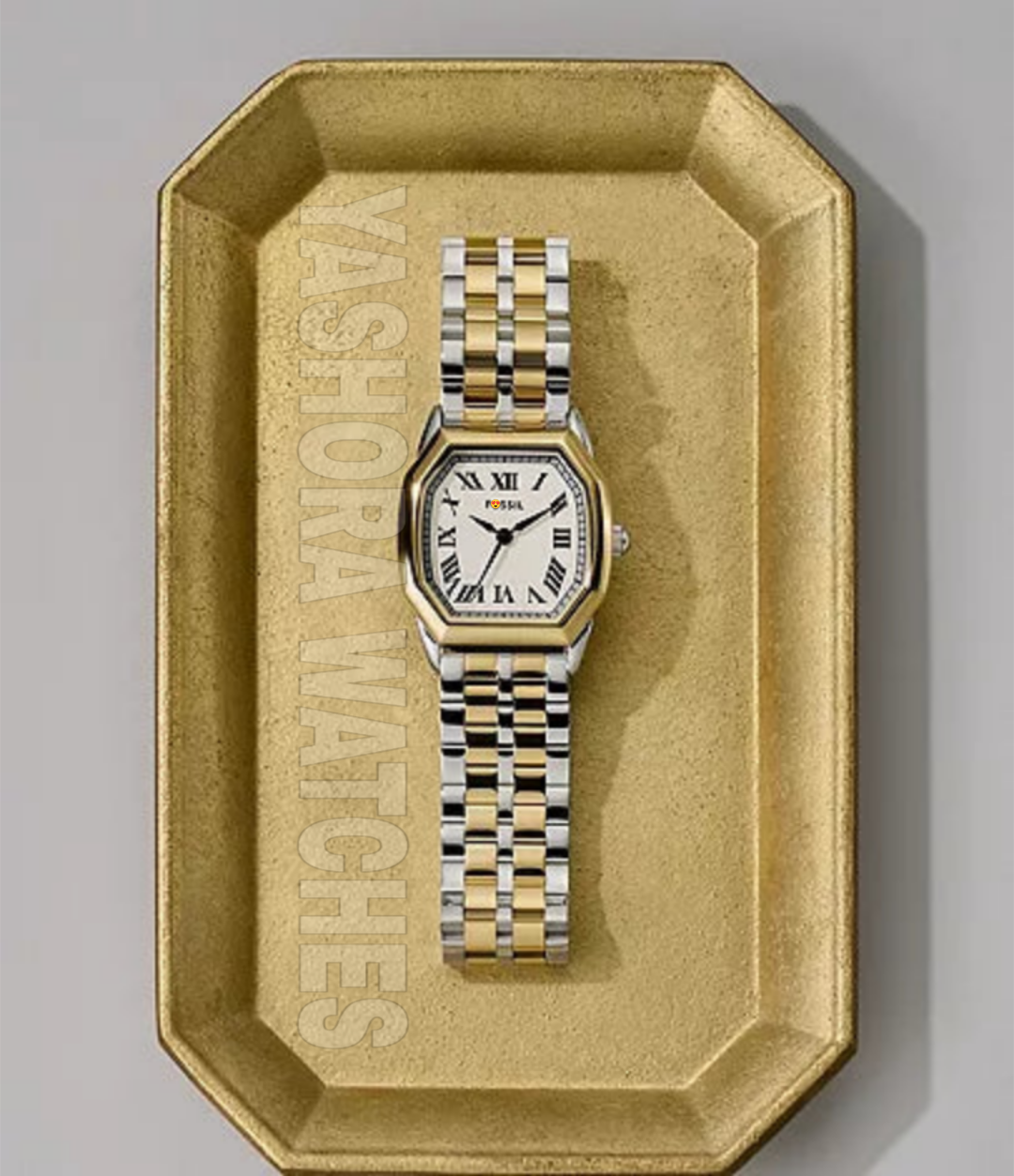 F*ssil Harlow Two-Tone Stainless Steel Watch