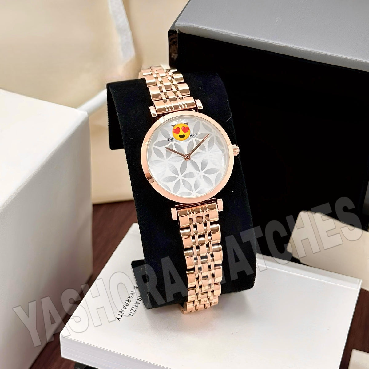 EMP*RIO ARM*NI ROSEGOLD FLOWER