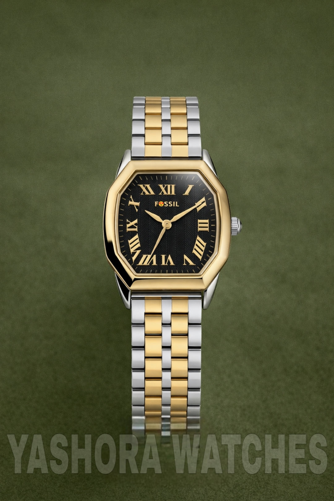F*ssil Harlow Two-Tone Stainless Steel Watch