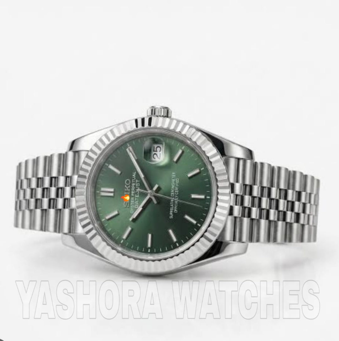 S*iko Mod Datejust Mint Green