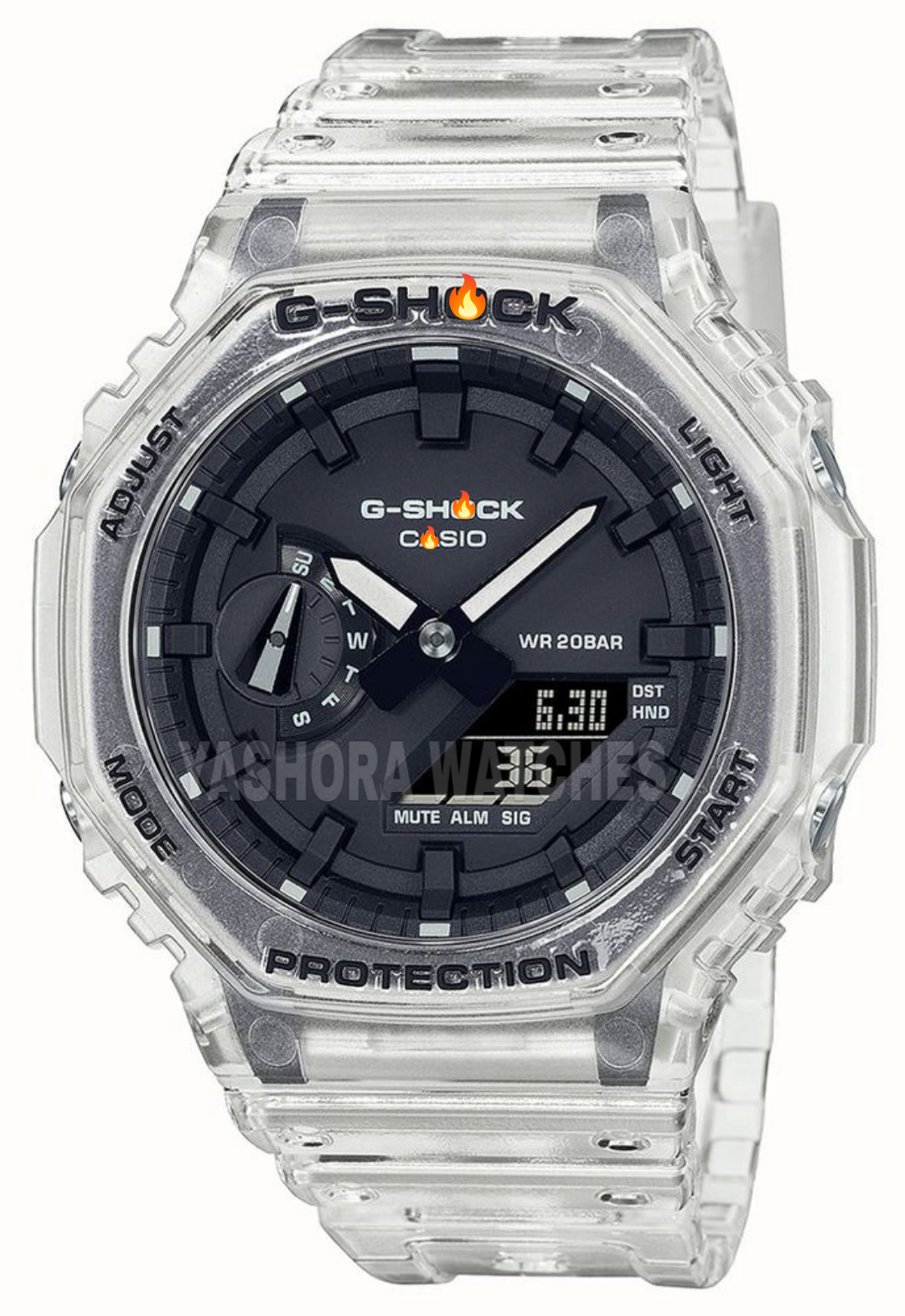 G-Sh*ck GA 2100 1A2ER Clear Case