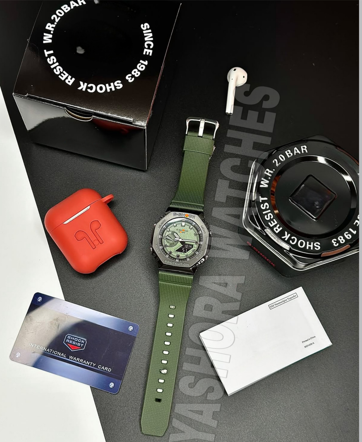 G-SH*CK GM 2100 GREEN METAL BODY
