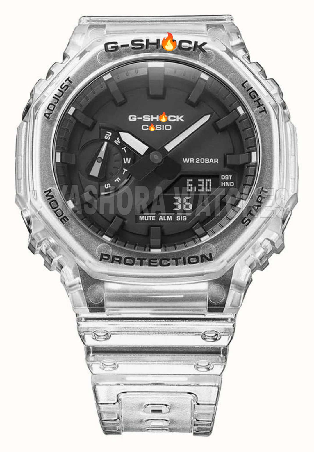 G-Sh*ck GA 2100 1A2ER Clear Case