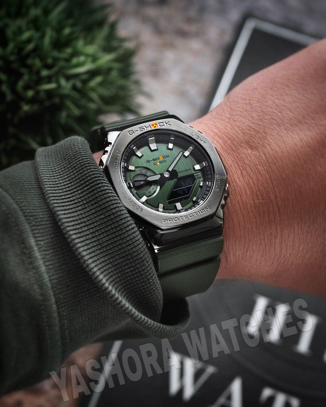 G-SH*CK GM 2100 GREEN METAL BODY