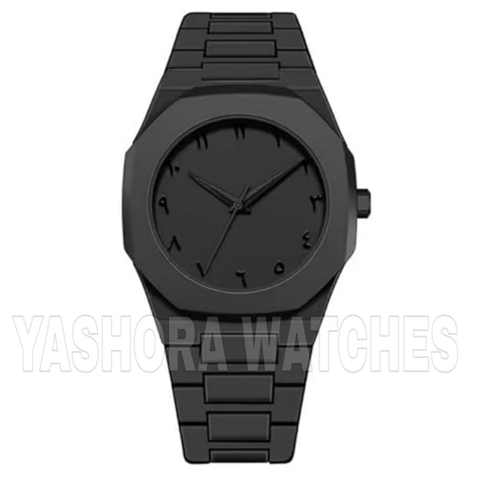 Arabic Black Aura Watch - Premium Limited Edition Timepiece