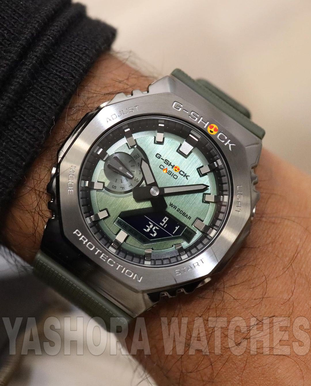 G-SH*CK GM 2100 GREEN METAL BODY