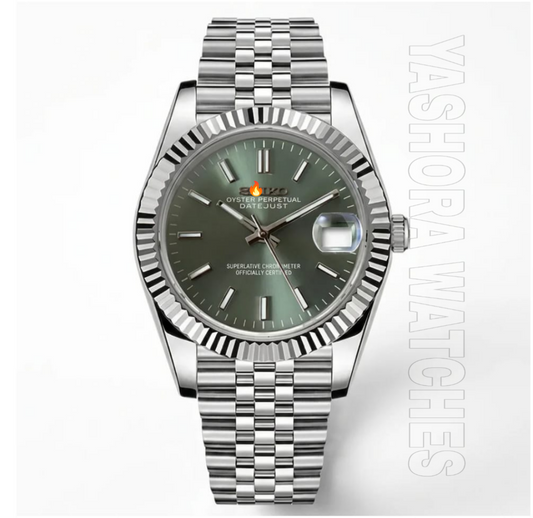 S*iko Mod Datejust Mint Green