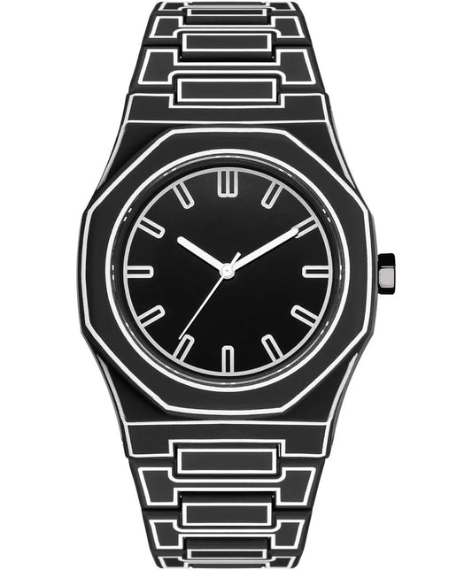 trending cartoon watch for men black